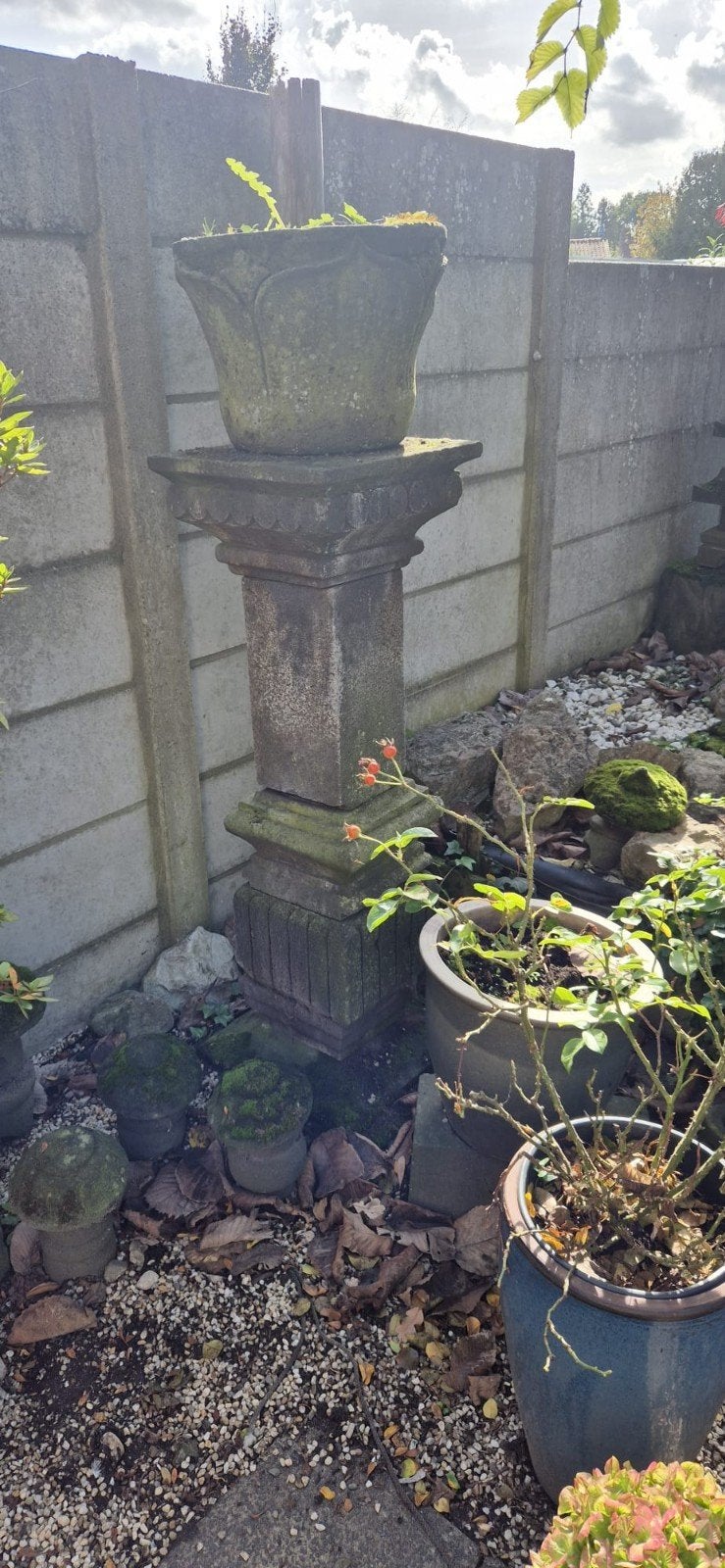 Diverse tuinbeelden en decoratie, steen/beton, Tuin en Terras, Ophalen, Steen