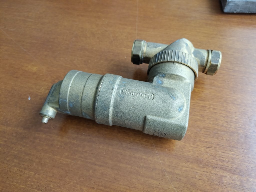 SpiroVent RV2 Luchtafscheider - 22 mm knel, Doe-het-zelf en Verbouw, Ophalen, Minder dan 30 cm, Overige typen, Minder dan 60 cm
