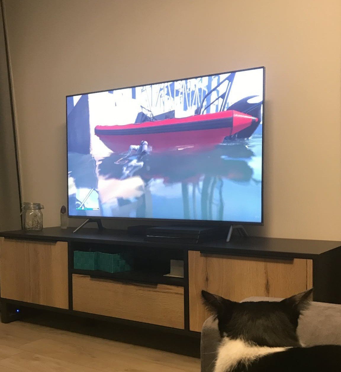 Samsung QE55Q6F 55 inch QLED 4K Smart TV, Ophalen, Zo goed als nieuw, 100 cm of meer, Samsung