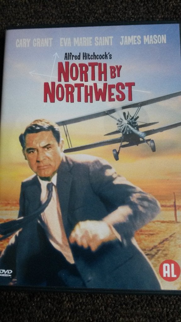 North by northwest - Alfred Hitchcock, Cary Grant, Cd's en Dvd's, Dvd's | Klassiekers, Verzenden, Alle leeftijden, Zo goed als nieuw