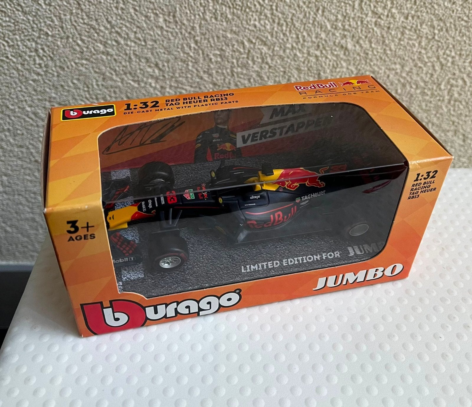Burago Red Bull Racing TAG Heuer RB13 Max Verstappen 2017, Ophalen of Verzenden, Nieuw