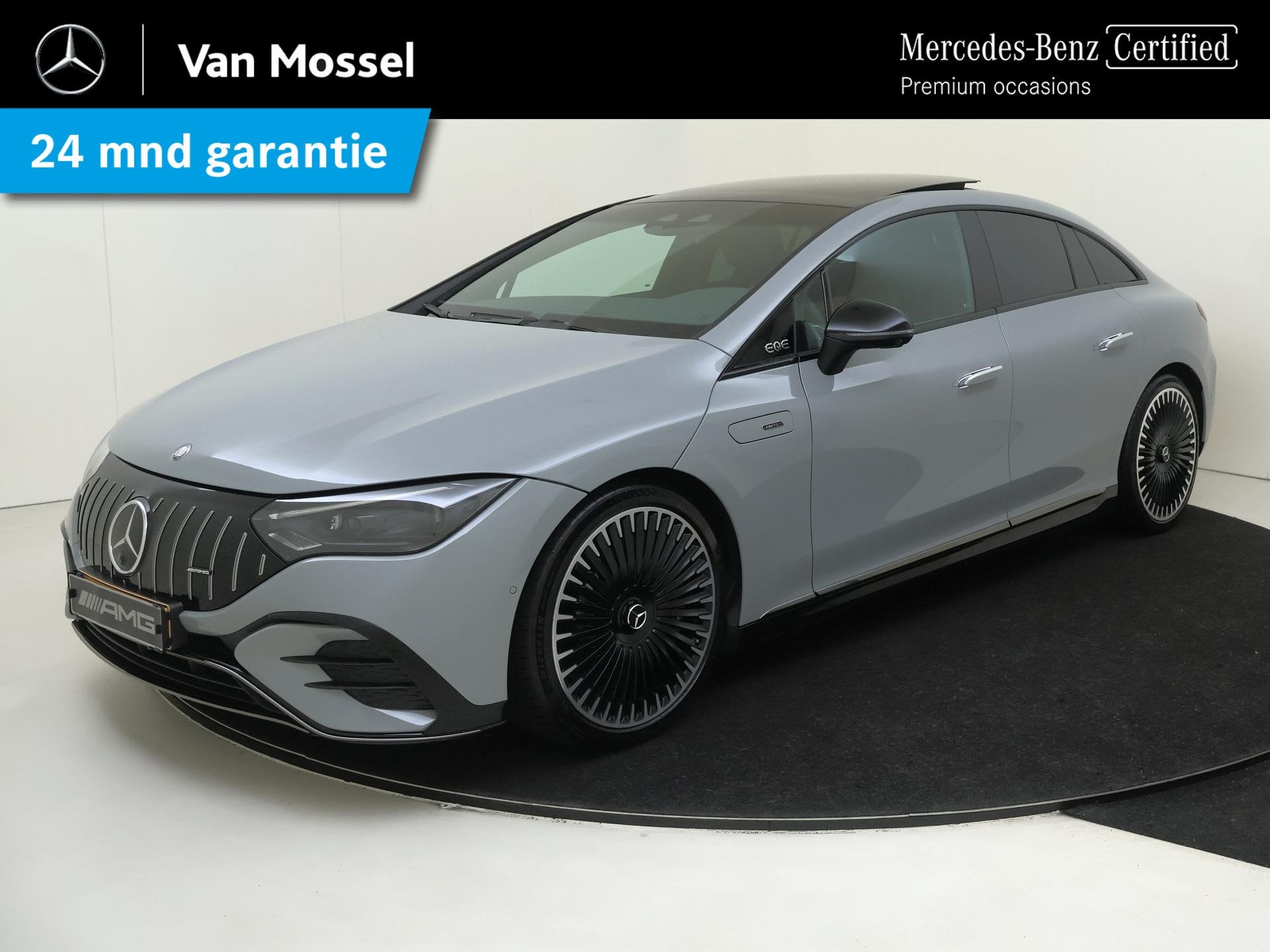 Mercedes-Benz EQE AMG 53 4MATIC+ 90 kWh / Panoramadak/ 21 in, Auto's, Automaat, Leder, 2440 kg, Sedan