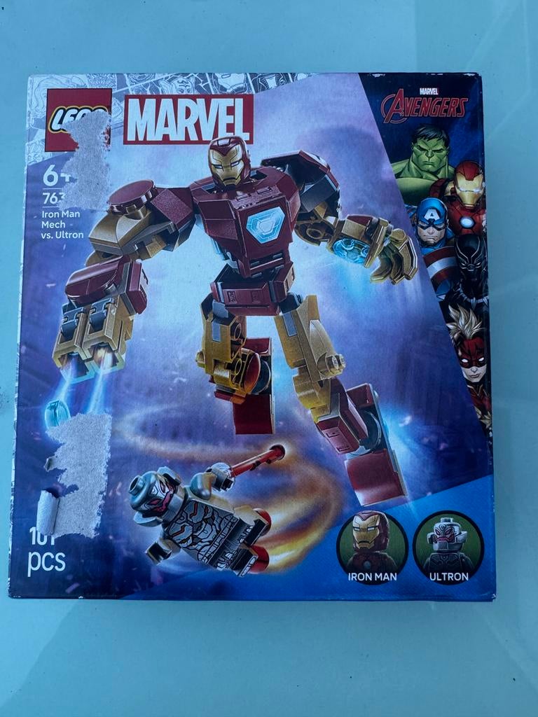 LEGO Marvel Iron Man Mech vs. Ultron (76307) Nieuw in doos, Ophalen of Verzenden, Nieuw, Overige merken