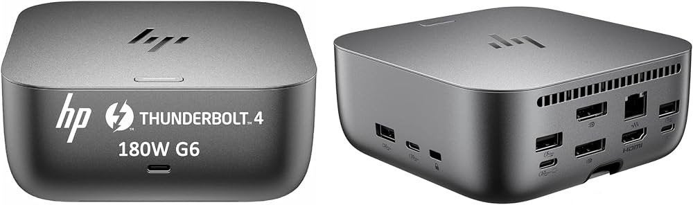HP Thunderbolt 4 G6 Docking Station 180W - Nieuw, Nieuw, Ophalen of Verzenden, HP, Docking station