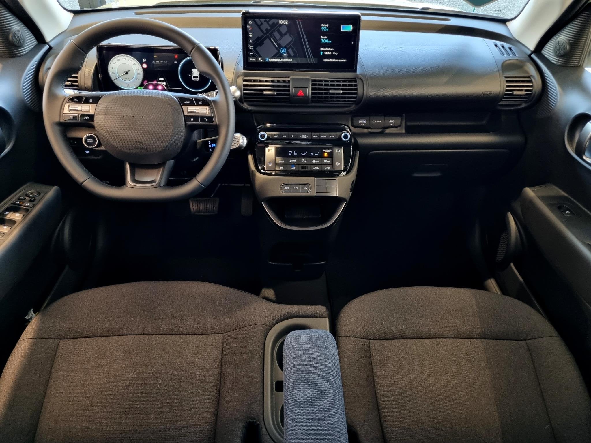 Hyundai INSTER Pulse 49 kWh / Navigatie / Achteruitrijcamera, Auto's, Stof, Wit, Origineel Nederlands, Automatische klimaatregeling