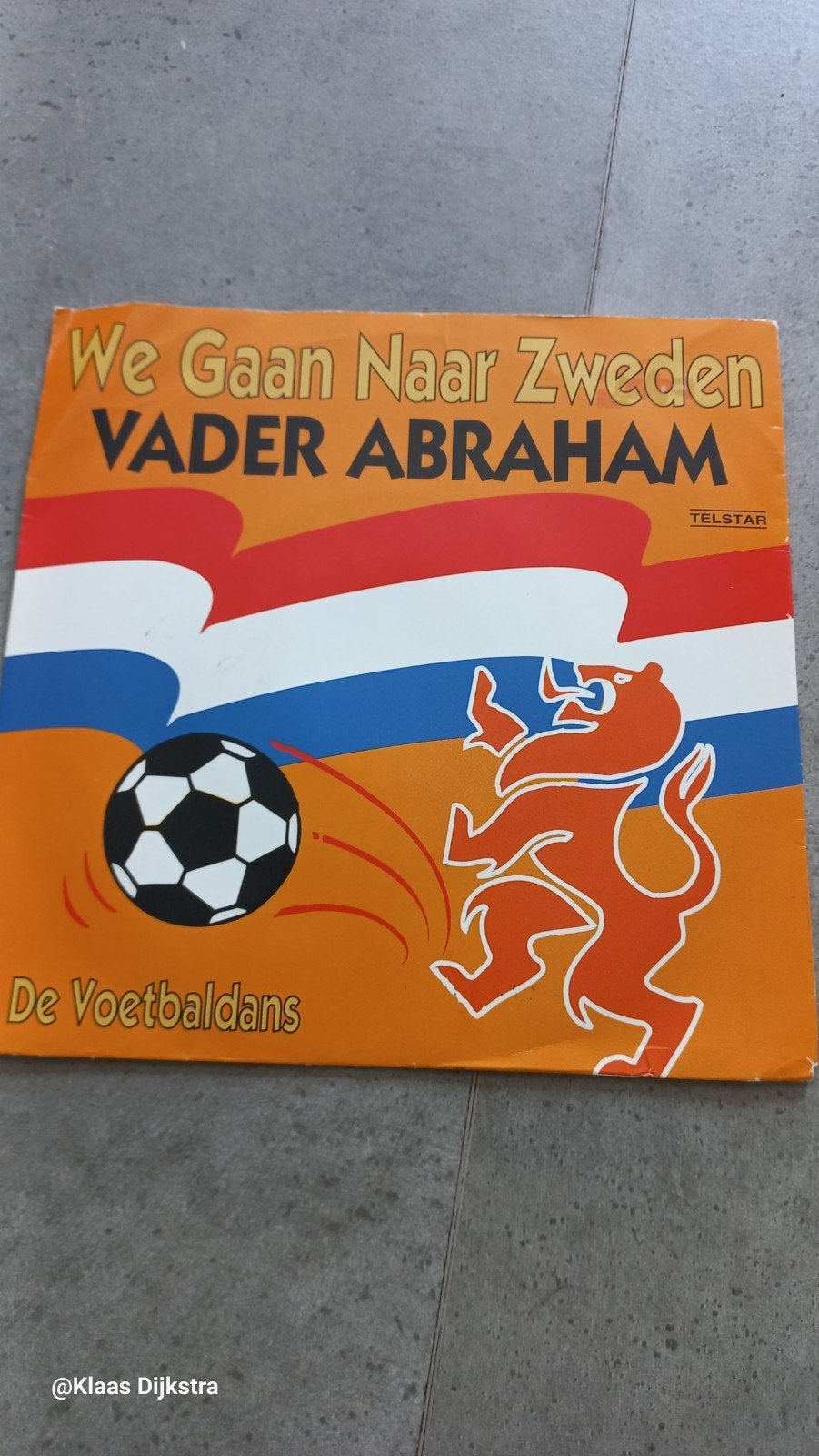 Vader Abraham - We Gaan Naar Zweden / De Voetbaldans (Single, Cd's en Dvd's, Vinyl Singles, Gebruikt, 7 inch, Single, Ophalen of Verzenden