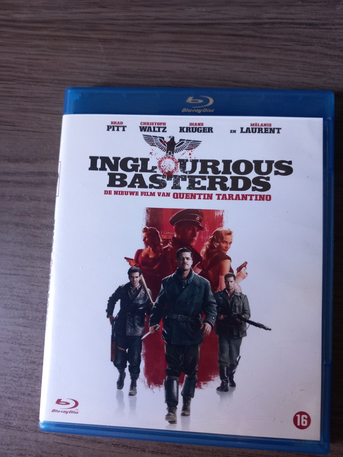 Inglourious Basterds Blu-ray - Quentin Tarantino, Ophalen of Verzenden, Zo goed als nieuw, Drama