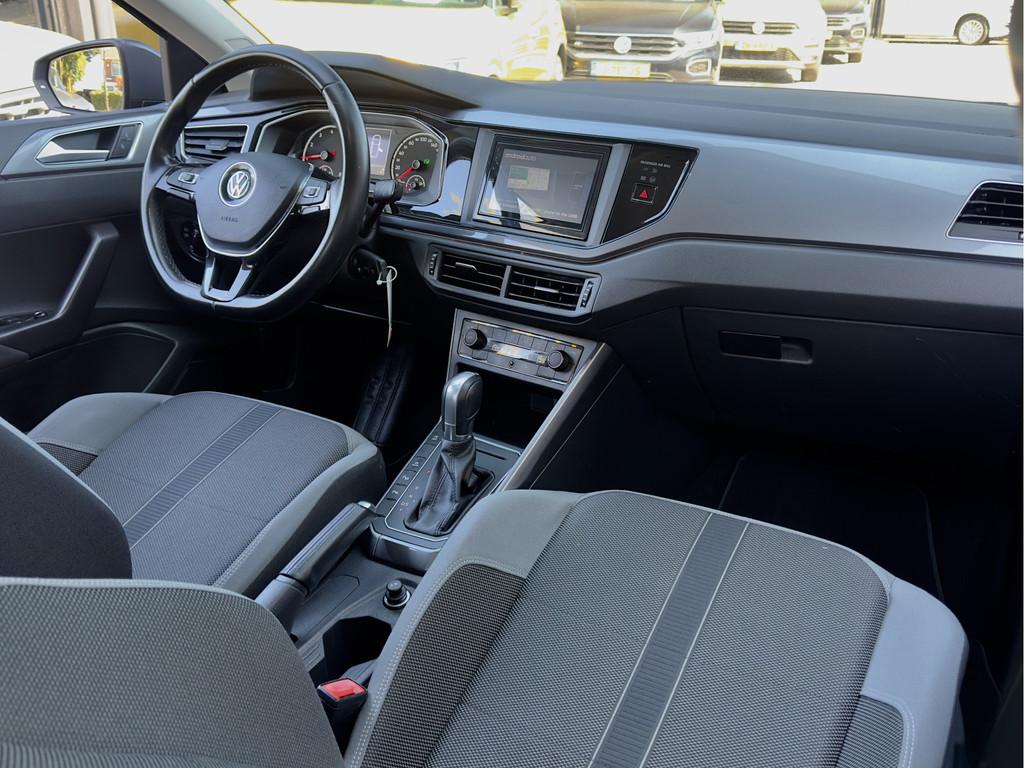 Volkswagen Polo 1.0 TSI AUT7 HIGHLINE APPLE-CARPLAY AIRCO LE, Auto's, Gebruikt, 49 €/maand, Origineel Nederlands, Grijs