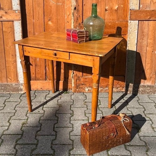Tafel Frankrijk eettafel buro bruin hout 82 x 52 x 71 cm, Ophalen