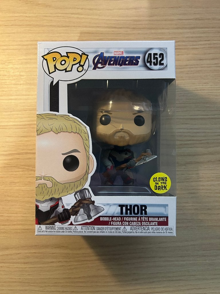 Funko Pop: Thor (Glow in the dark) Avengers#452, Ophalen of Verzenden, Nieuw