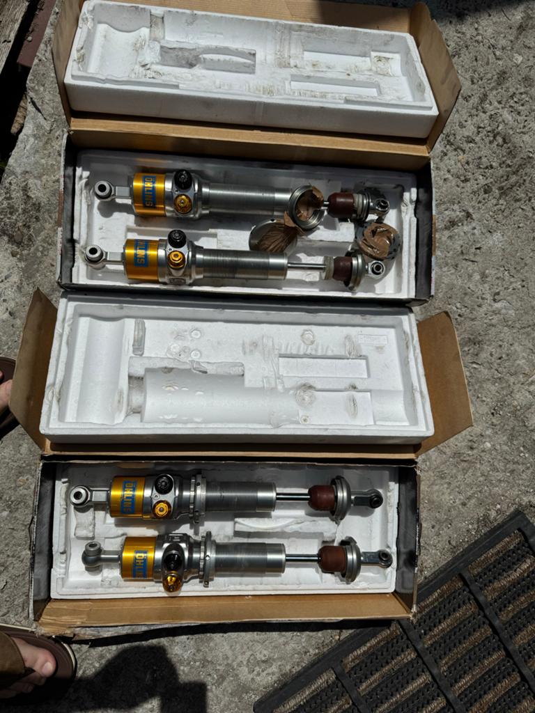 Ferrari 458 Ohlins schokbreker set, Auto-onderdelen, Ophanging en Onderstel, Ophalen of Verzenden, Gebruikt, Ferrari