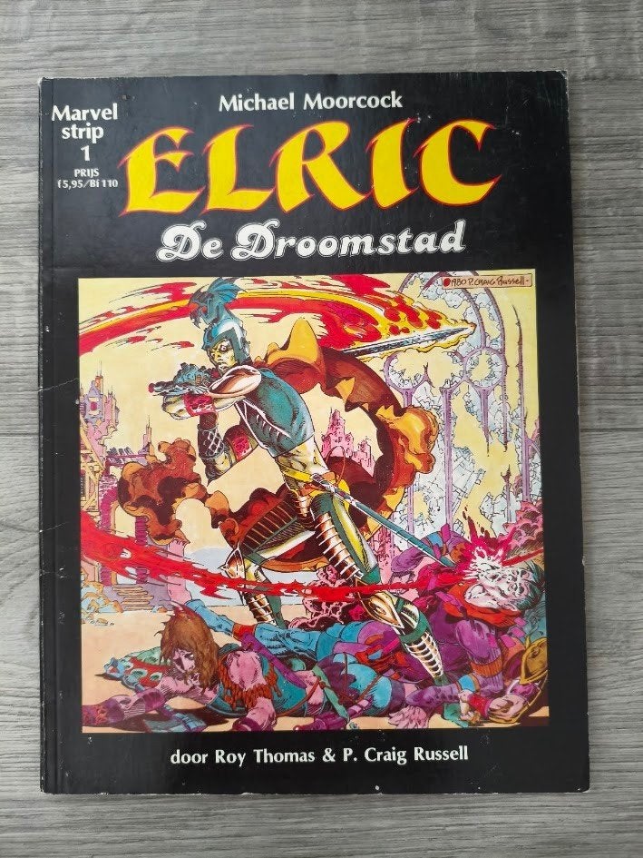 Marvel strip nr.1: Elric – De droomstad, Eén stripboek, Ophalen of Verzenden, Gelezen
