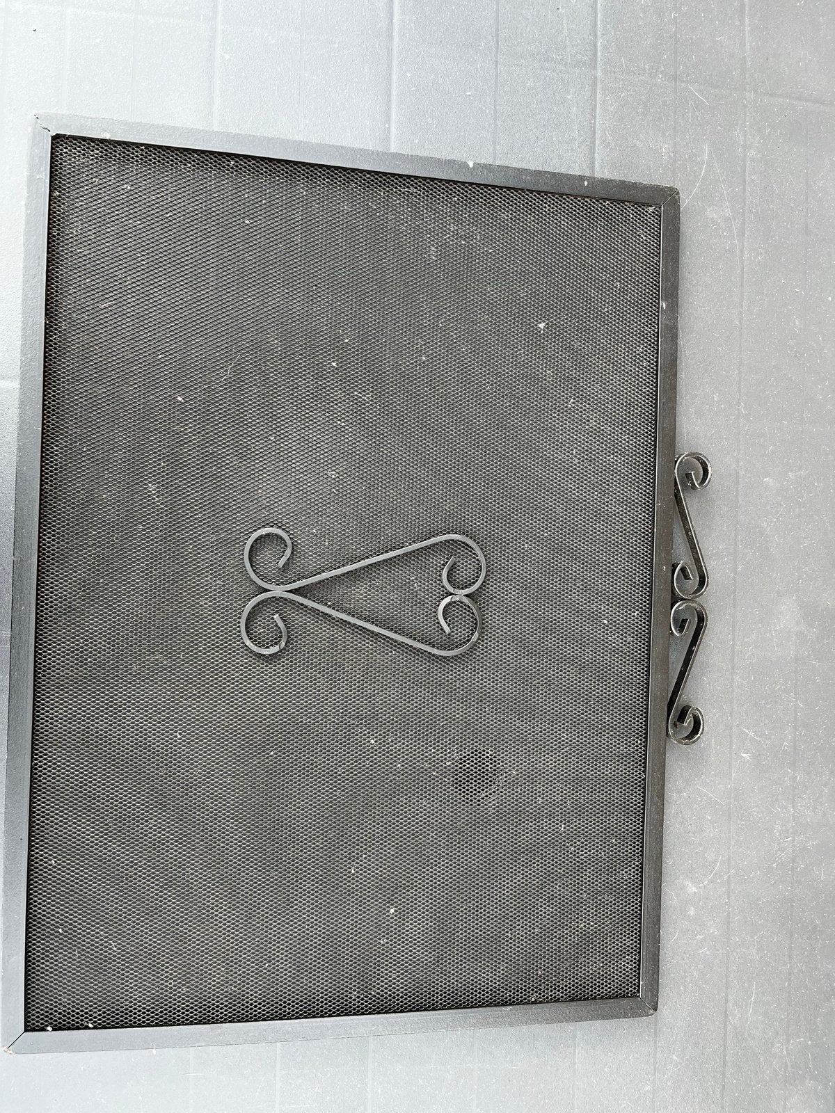 Haardscherm / vonkenscherm voor open haard, Huis en Inrichting, Ophalen of Verzenden, Gebruikt, Vrijstaande haard, Overige soorten