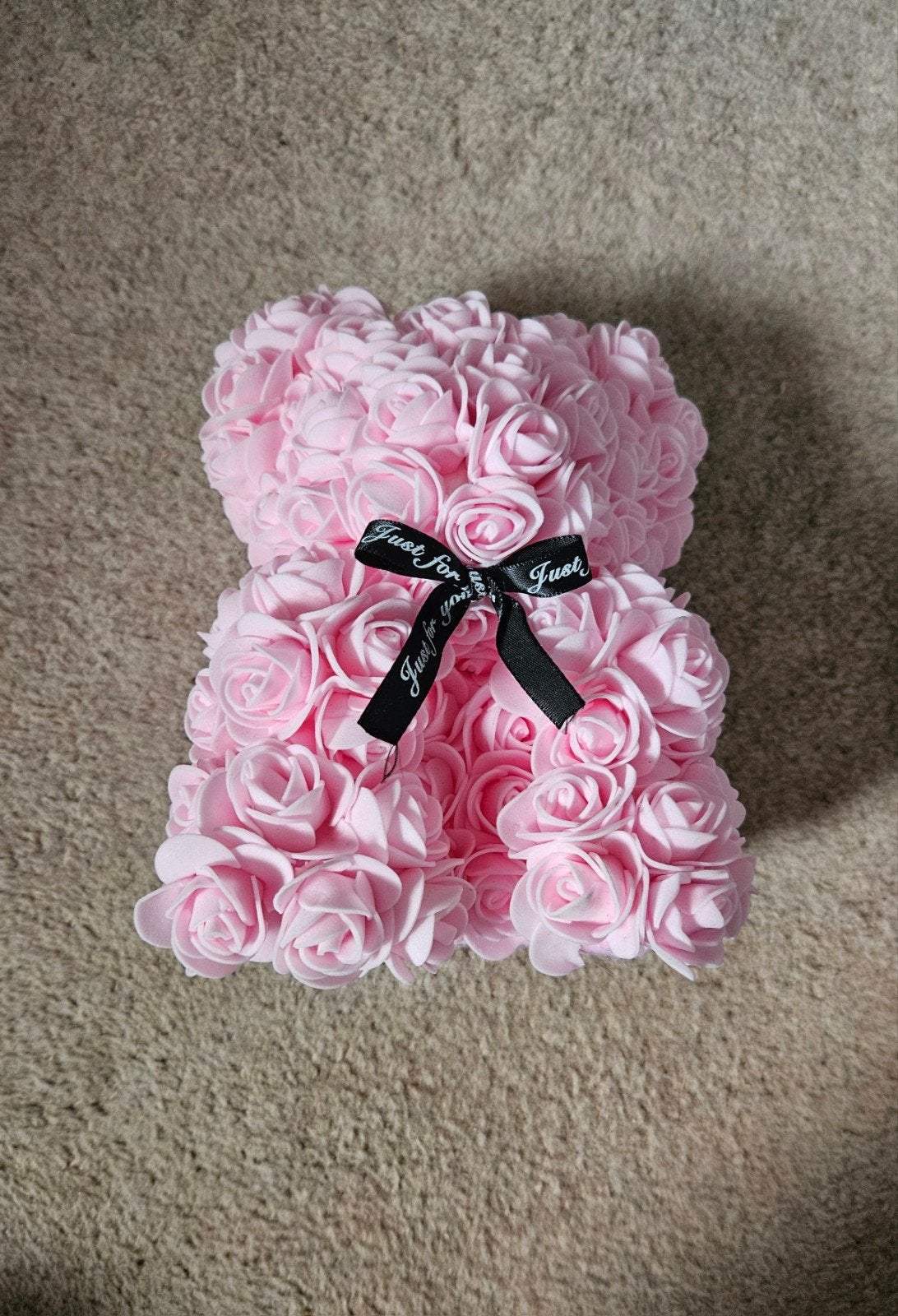 Rozen Beertje - Roze Rozenbeer Cadeau, Overige stijlen, Nieuw, Roze, Ophalen of Verzenden