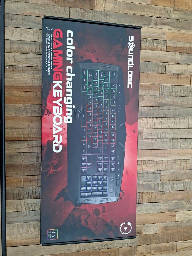 Soundlogic Gaming Toetsenbord - Nieuw in doos, Computers en Software, Ophalen, Soundlogic, Gaming toetsenbord, Nieuw