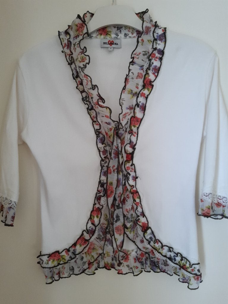 Vestje Bellissima, Kleding | Dames, Maat 38/40 (M), Verzenden, Wit, Lange mouw