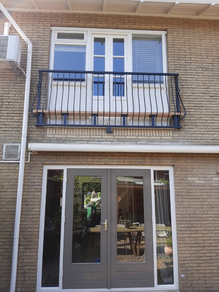 Sierlijk Frans balkonhek - nieuw, Ophalen, Nieuw, IJzer, Tuinhek