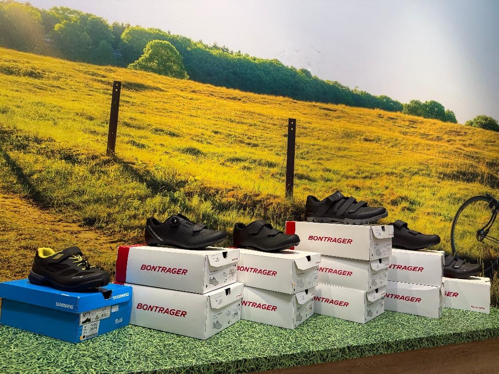 Nieuwe Bontrager en Shimano fietsschoenen, Ophalen of Verzenden, Nieuw, Overige maten, Schoenen