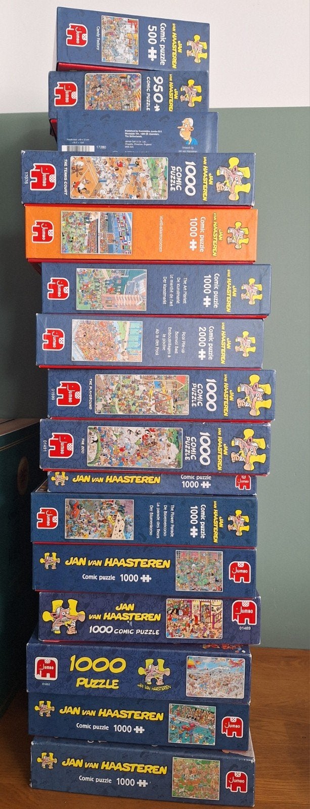 Jan van Haasteren puzzels ruilen, Ophalen, 500 t/m 1500 stukjes