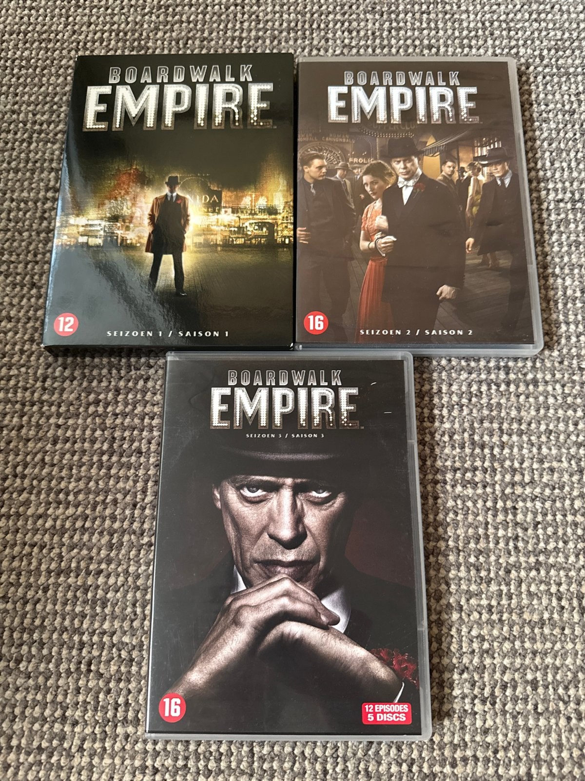 Boardwalk Empire Seizoen 1, 2 en 3 DVD Boxset, NLO, Vanaf 16 jaar, Seizoen 1, Misdaad, Nederlands