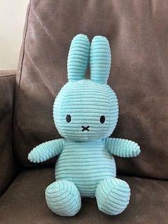 Nijntje knuffel Turquoise 30 cm, Ophalen, Zo goed als nieuw, Konijn