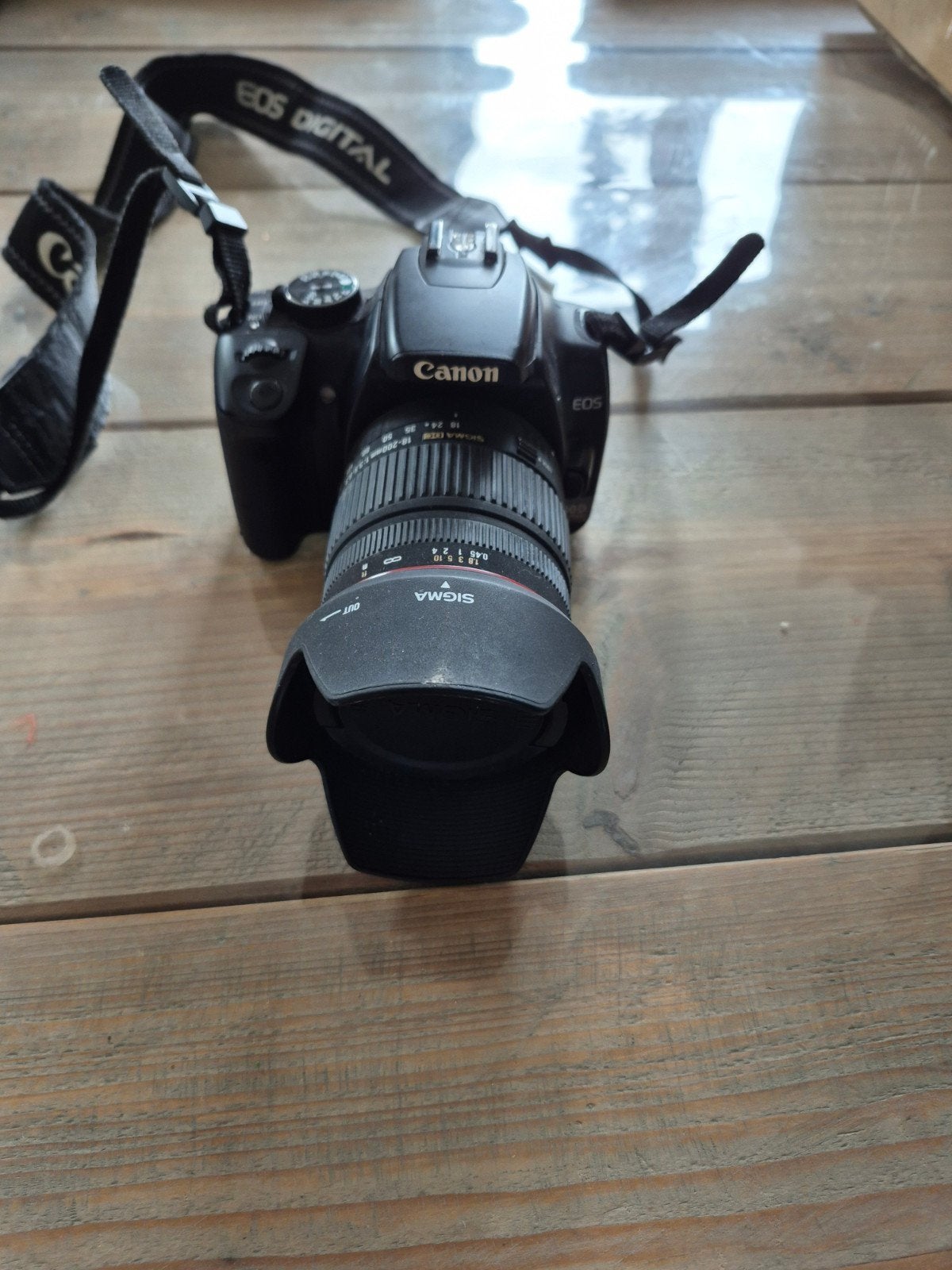 Canon EOS 400D Spiegelreflexcamera en accessoi, Ingebouwde flitser, Gebruikt, Spiegelreflex, Canon