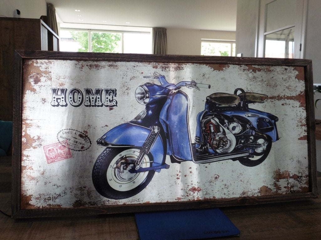 Metalen 3D schilderij, Huis en Inrichting, Woonaccessoires | Schilderijen, Tekeningen en Foto's, Ophalen of Verzenden, Zo goed als nieuw