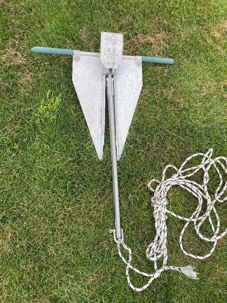 Anker aluminium lichtgewicht, Watersport en Boten, Ophalen, Zo goed als nieuw, Ankeren en Afmeren, Zeilboot of Motorboot