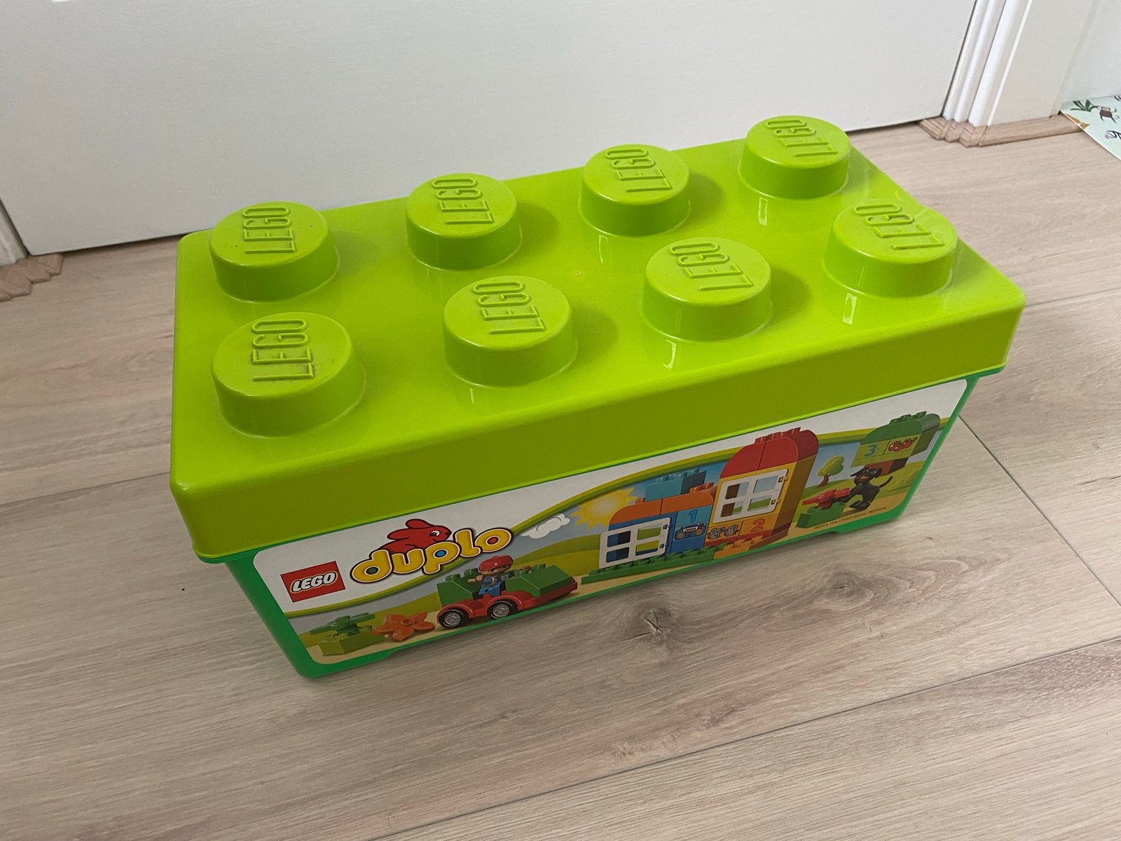 Lego Duplo opbergdoos - Groen, Ophalen, Zo goed als nieuw, Overige typen, Duplo