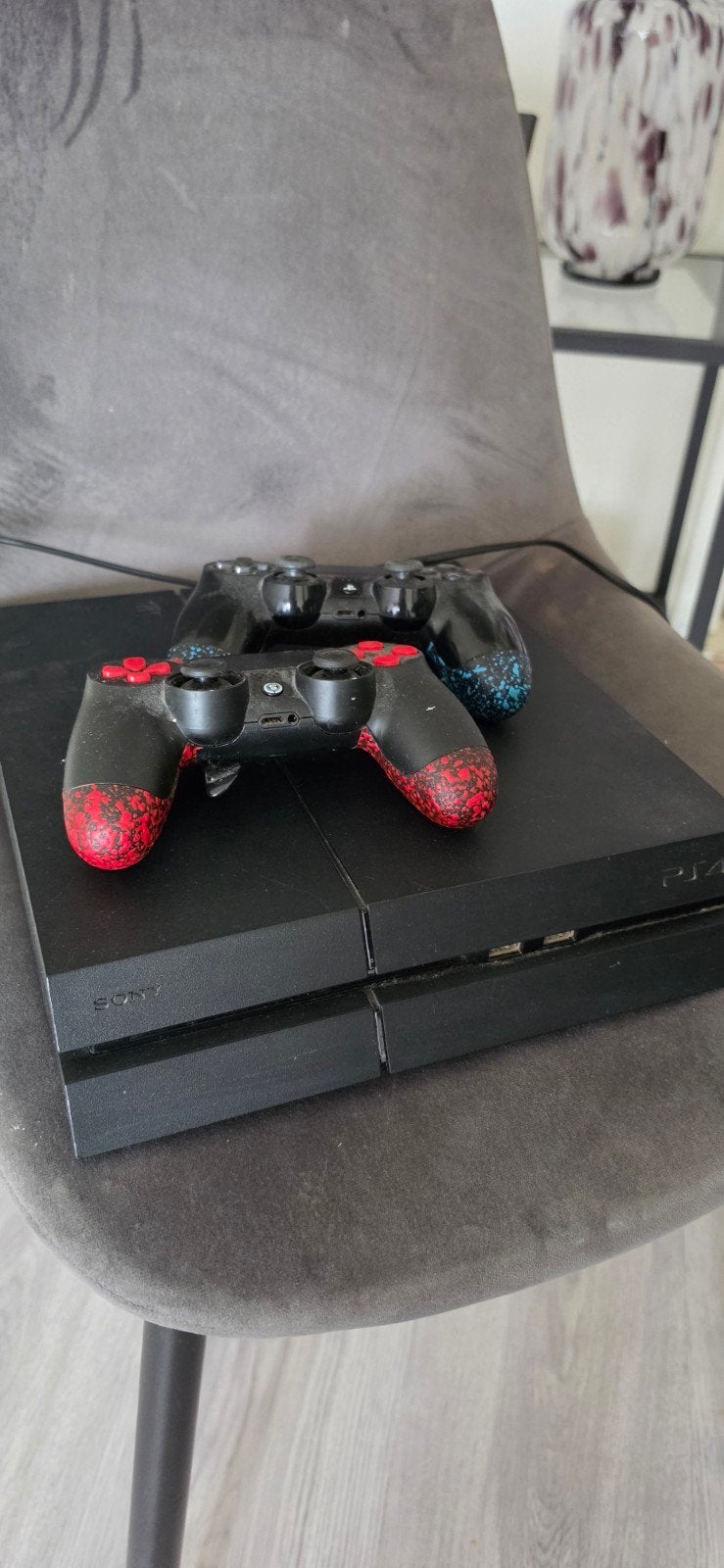 Playstation 4 + 2 scuff controlers, Spelcomputers en Games, Ophalen, Gebruikt, Met 2 controllers, Original