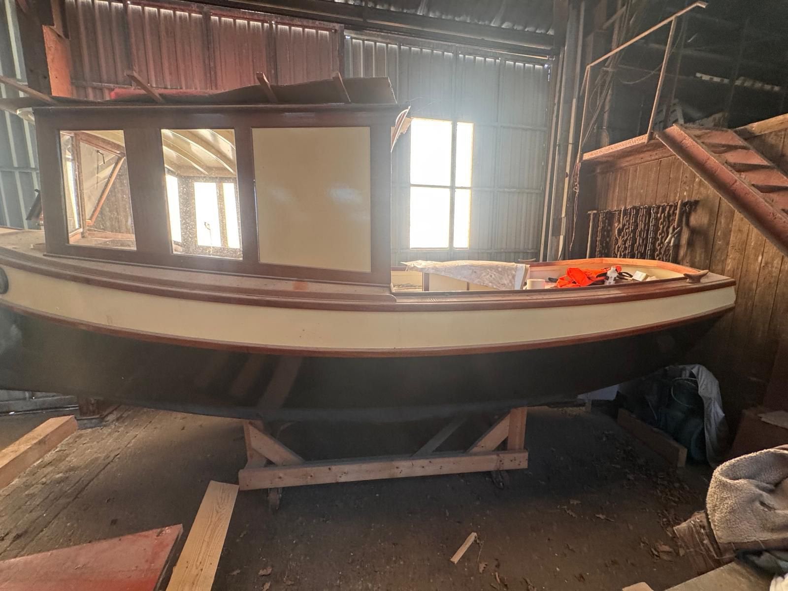 Rufus 20 motorboot houten boot, Ophalen, Overige merken, Binnenboordmotor, Diesel