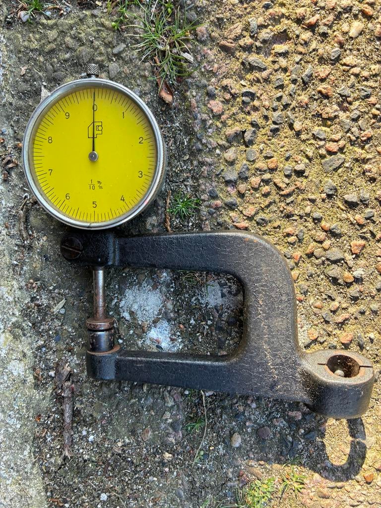 Dikte meter - Leer dikte meter, Ophalen of Verzenden, Gebruikt, Overige meters