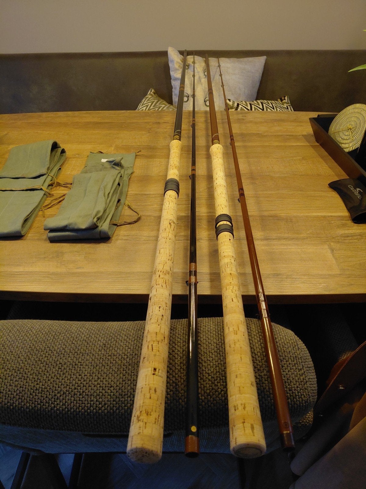 Casting Corner 11ft Carp Powerhouse & Gerry Savage penhengel, Ophalen, Zo goed als nieuw, Werphengel