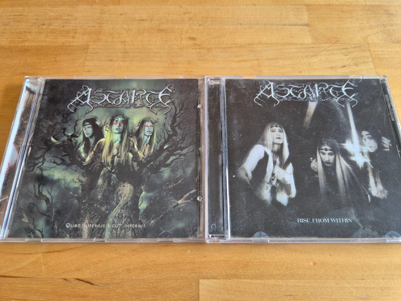 Astarte – Rise from within en Quod Superius, Sicut Inferius, Cd's en Dvd's, Ophalen, Inclusief boekje, Gebruikt, Death metal