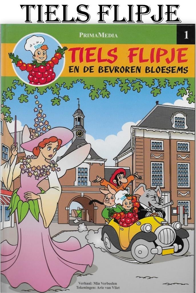 2 Stripboeken van Tiels Flipje uitgegeven in 2003 en 2002, Boeken, Stripboeken, Eén stripboek, Ophalen of Verzenden, Gelezen