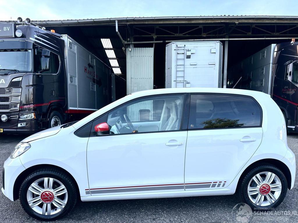 Volkswagen up! 1.0i 65pk beats 5drs - nap - line assist - cl, Auto diversen, Schadeauto's, Volkswagen, Wit, Handgeschakeld, 999 cc