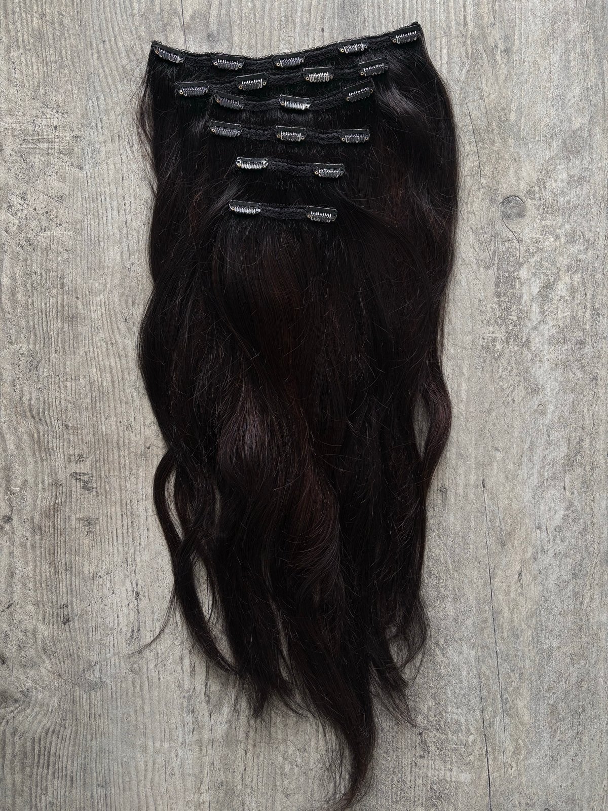 Zascha Hair Indian Remy clip-in extensions 50cm 200g, Ophalen of Verzenden, Zo goed als nieuw, Pruik of Haarverlenging