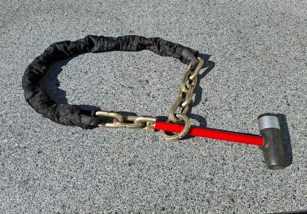 Double lock kettingslot, Ophalen, Gebruikt, Kettingslot