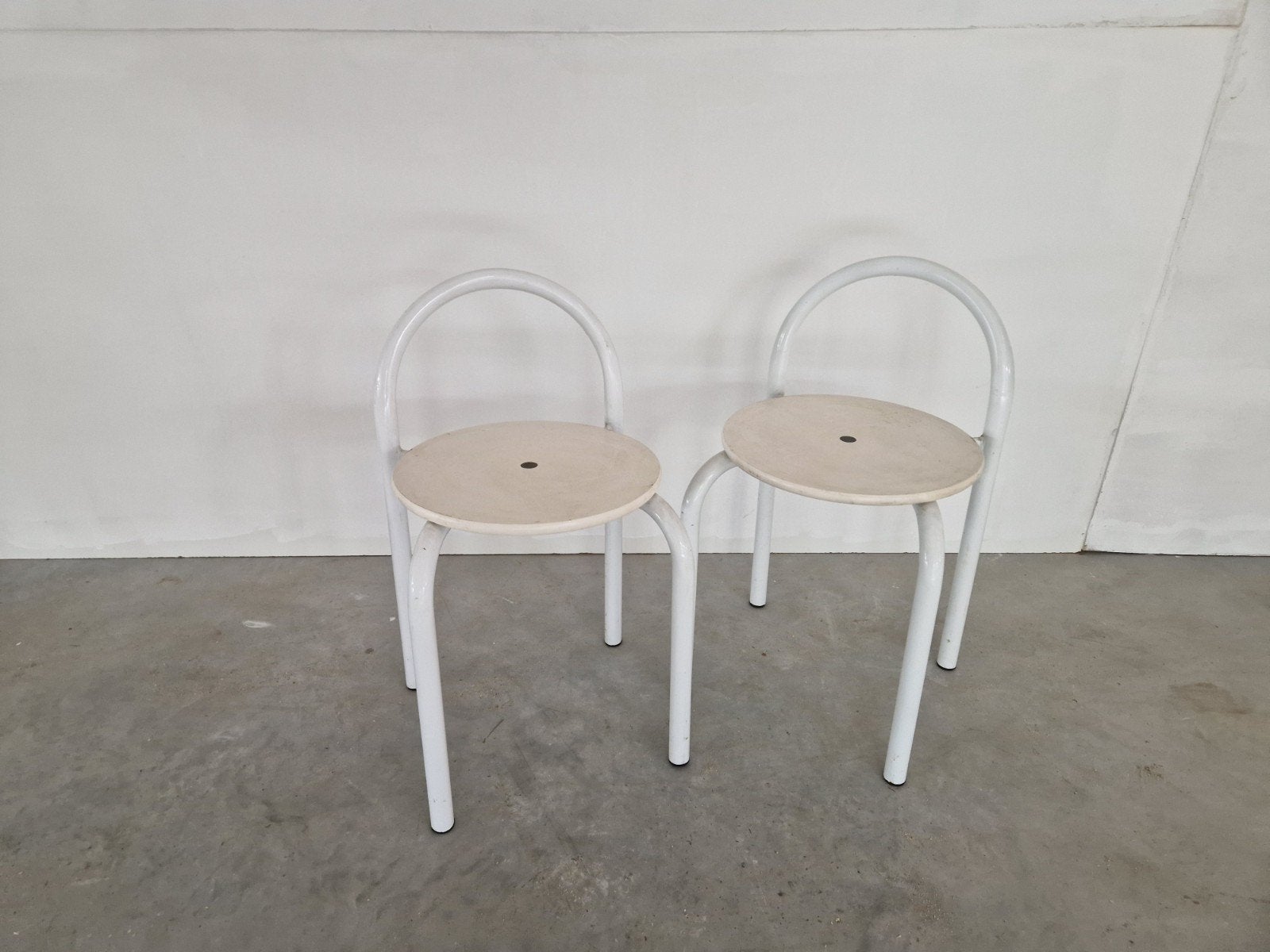 Postmoderne italiaanse design stoelen vintage memphis., Gebruikt, Twee, Zwart, Onbekend