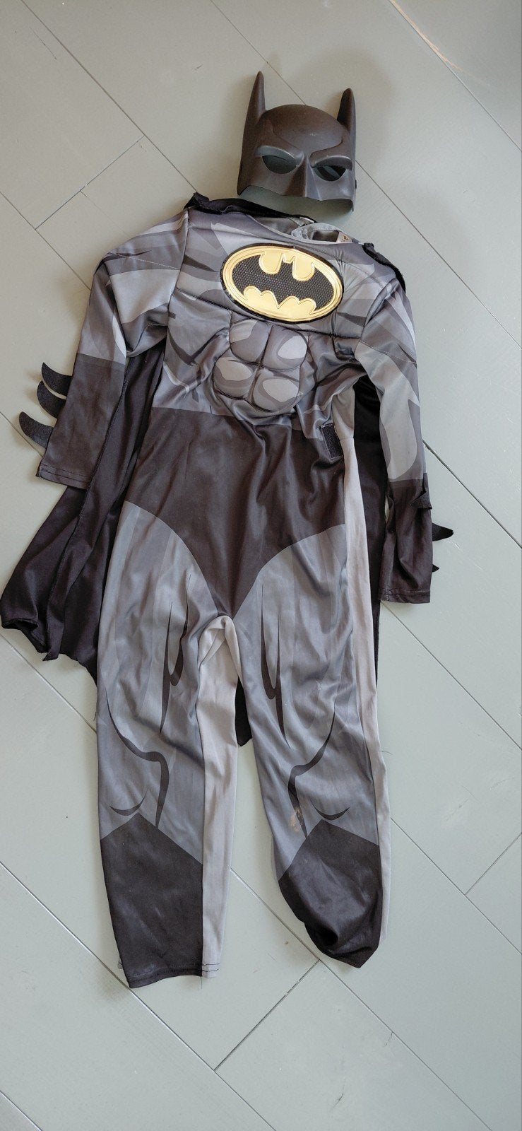 Batman kostuum voor kinderen - Maat 122-128 (7-8 jaar), Ophalen of Verzenden, Zo goed als nieuw, 122 t/m 128, Jongen of Meisje