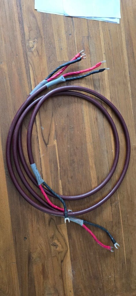 Cardas Golden Cross Luidspreker Kabel, Ophalen of Verzenden, Gebruikt, 2 tot 5 meter, Luidsprekerkabel