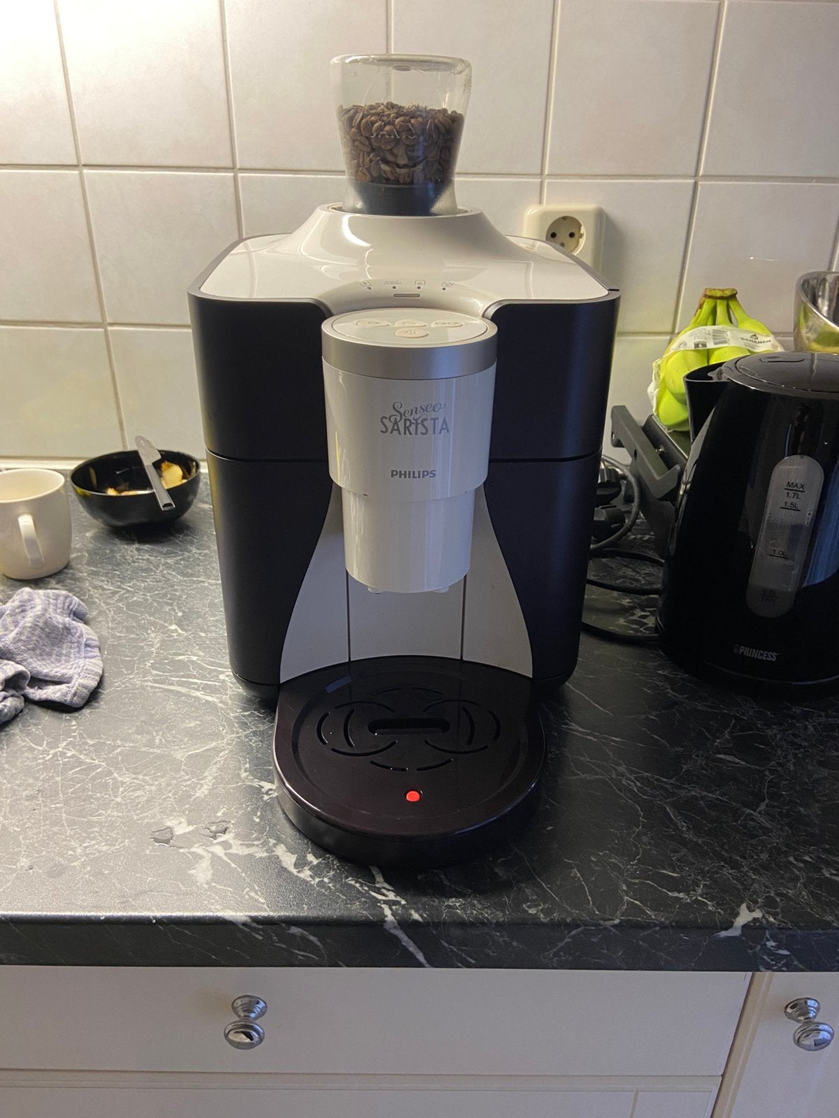 Sarista koffiemachine stuk, Ophalen, Niet werkend, Koffiemachine