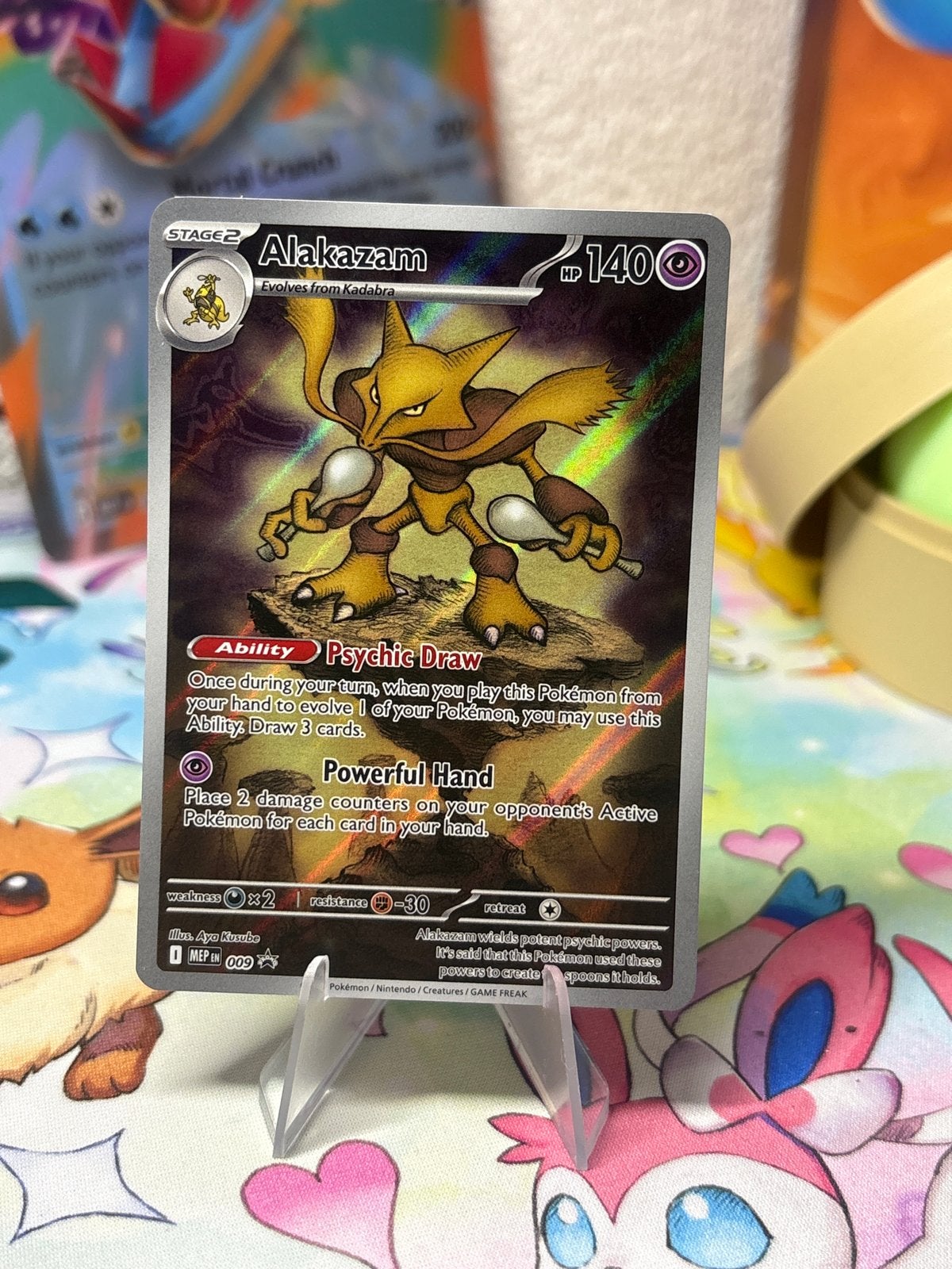 MEP009 - Alakazam, Hobby en Vrije tijd, Verzamelkaartspellen | Pokémon, Ophalen of Verzenden, Nieuw, Losse kaart