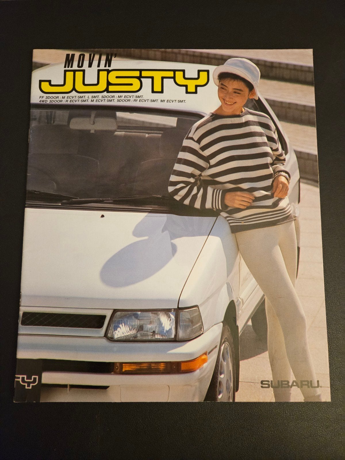 Brochure Subaru Justy 1988 Japans, Ophalen of Verzenden, Zo goed als nieuw, Overige merken
