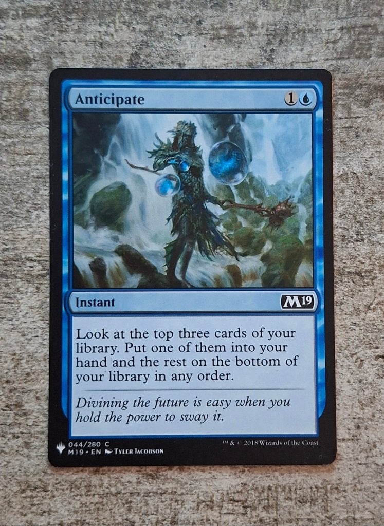 Anticipate - Magic the Gathering, Verzenden, Gebruikt, Losse kaart