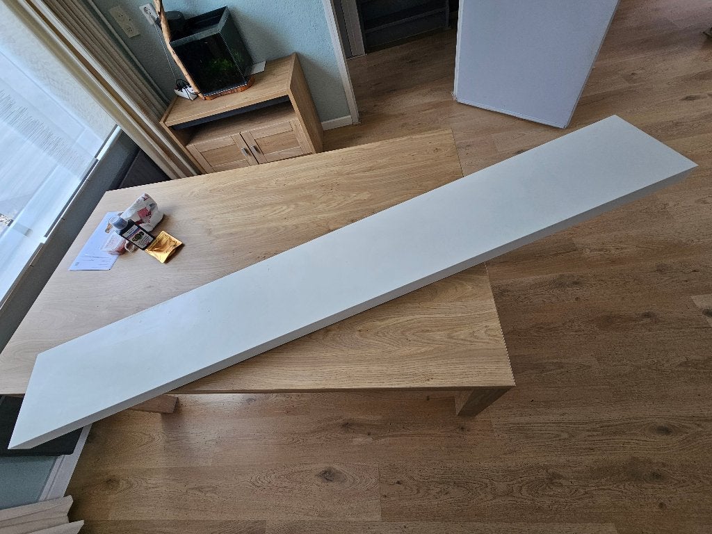 IKEA LACK Wandplank, wit, 190x26 cm, Ophalen, Gebruikt