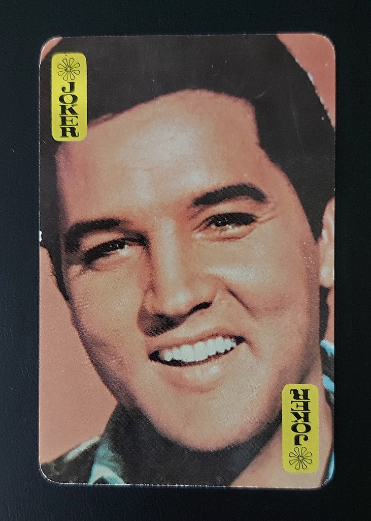 oude speelkaarten joker Elvis, Verzenden, Zo goed als nieuw, Speelkaart(en)