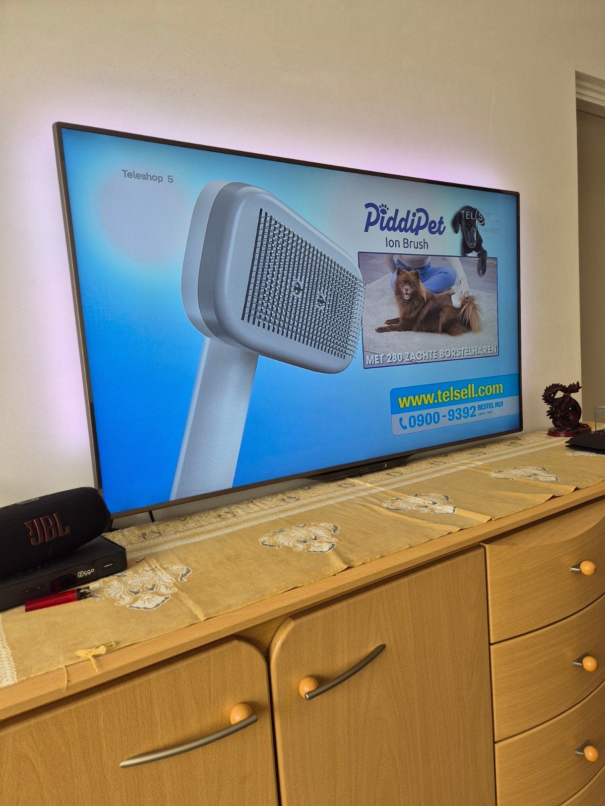 55 inch Ambilight smart  tv, Ophalen, Zo goed als nieuw