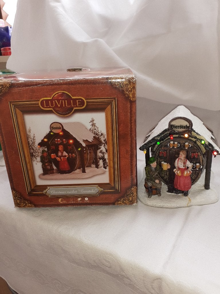 Luville bierstubbe voor kerstdorp, Ophalen of Verzenden