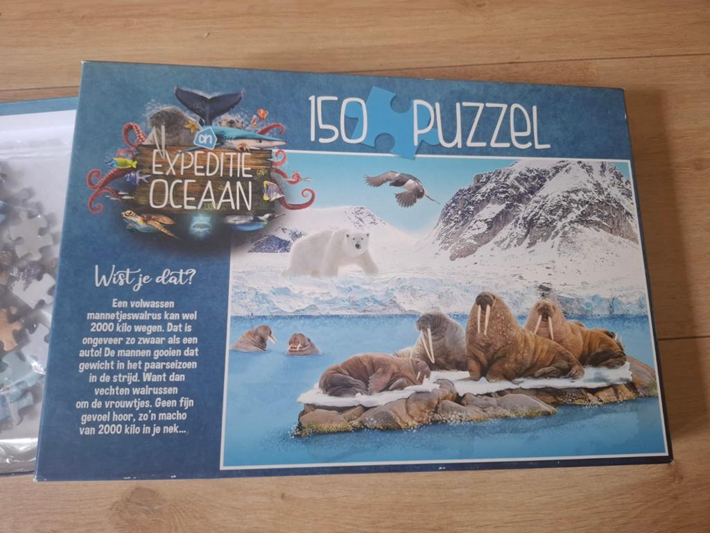 Puzzel 150 stukjes, Ophalen, Minder dan 500 stukjes, Zo goed als nieuw